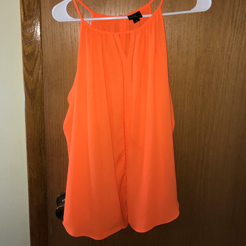 Orange blouse